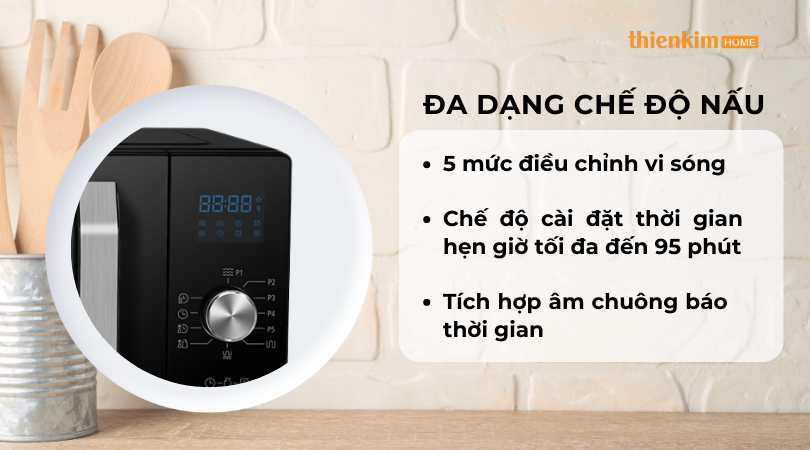 Lò Vi Sóng Kết Hợp Nướng HW-F23B Hafele 538.31.270 đa dạng chế độ nấu